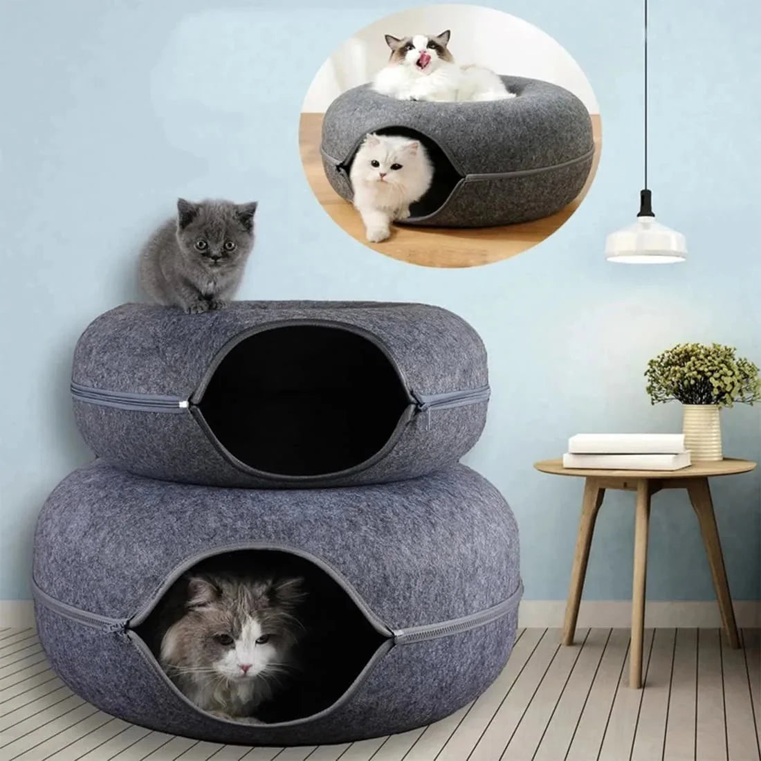 Lit pour Chat - ChatCondo™ - Gris Foncé - Amour du chat
