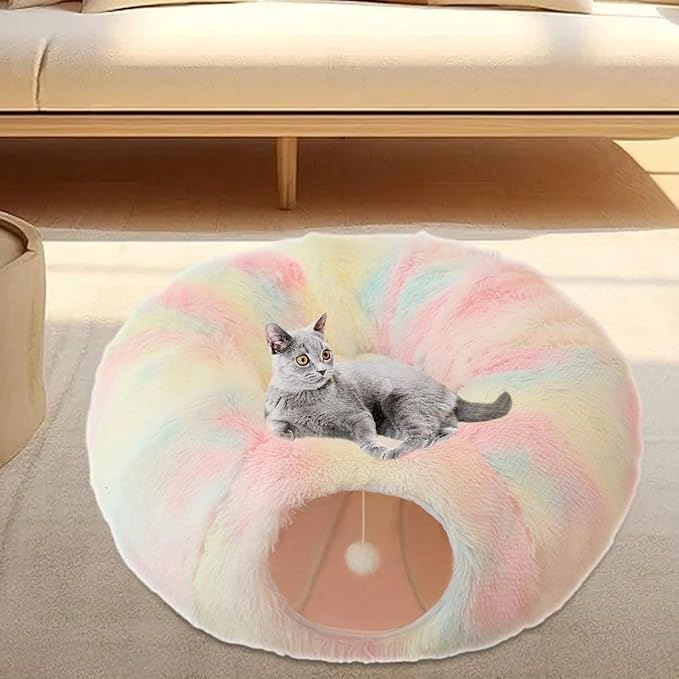 Lit pour Chat - CatLitTunnel™ - Multicolore - Amour du chat