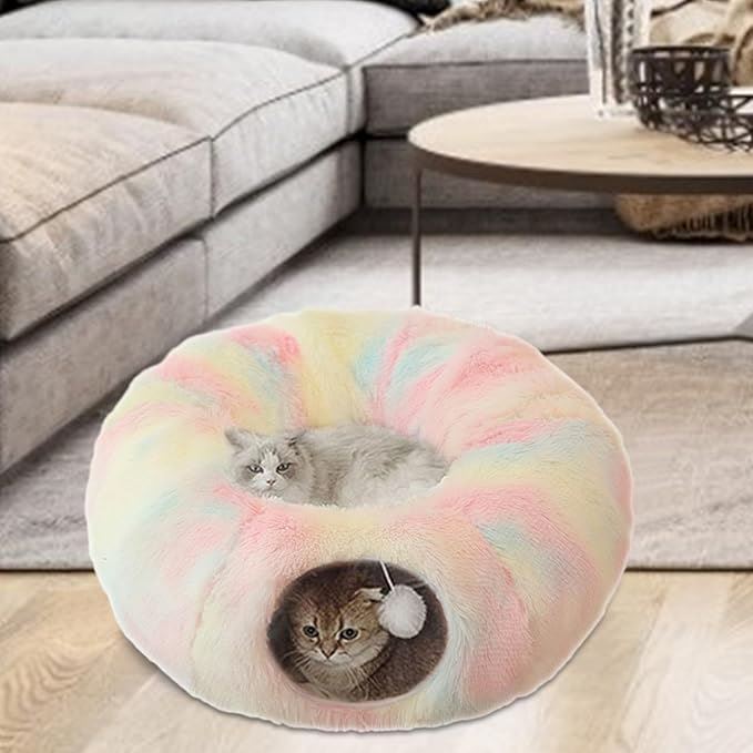 Lit pour Chat - CatLitTunnel™ - Multicolore - Amour du chat