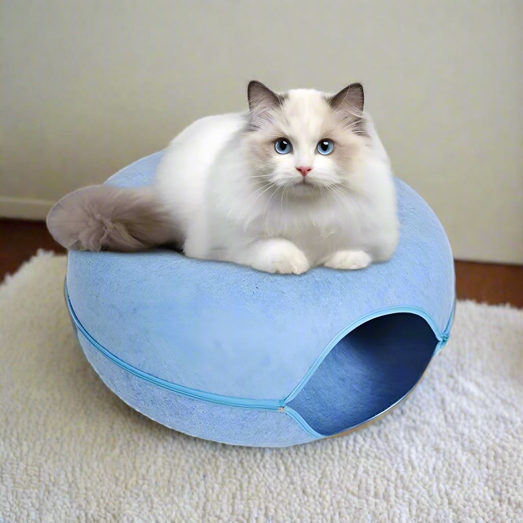 Lit pour Chat - ChatCondo™ - Bleu - Amour du chat