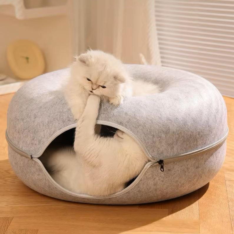 Lit pour Chat - ChatCondo™ - Gris Clair - Amour du chat
