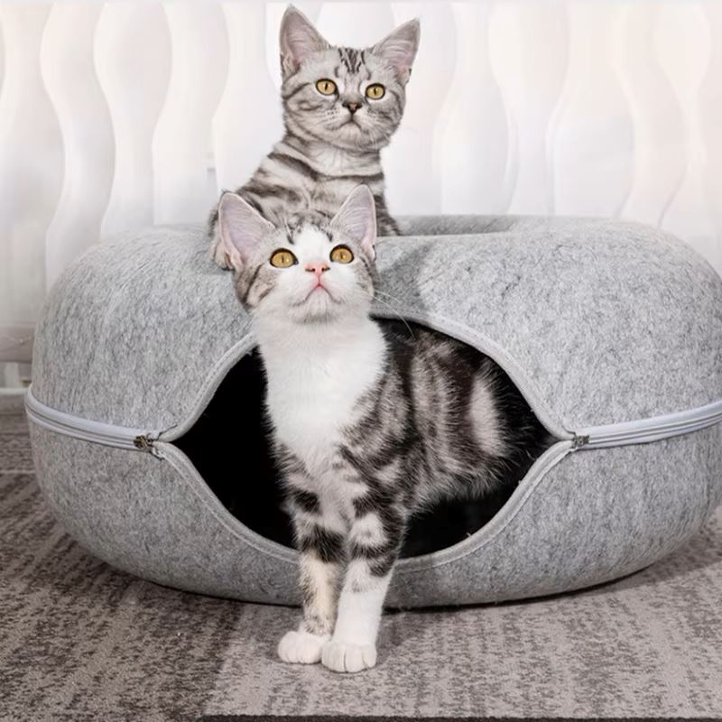Lit pour Chat - ChatCondo™ - Gris Clair - Amour du chat