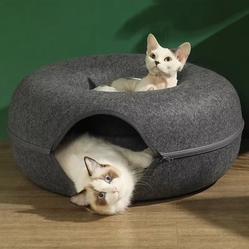 Lit pour Chat - ChatCondo™ - Gris Foncé - Amour du chat