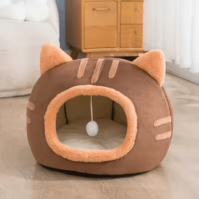 Lit pour Chat - MeowNest™ - Marron - Le royaume des chats